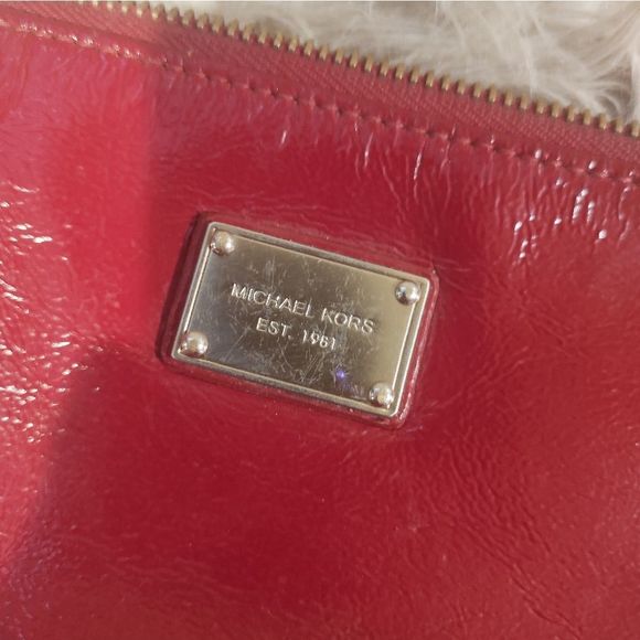 Michael Kors | Small Red Pouch Clutch Bag - Picture 2 of 5